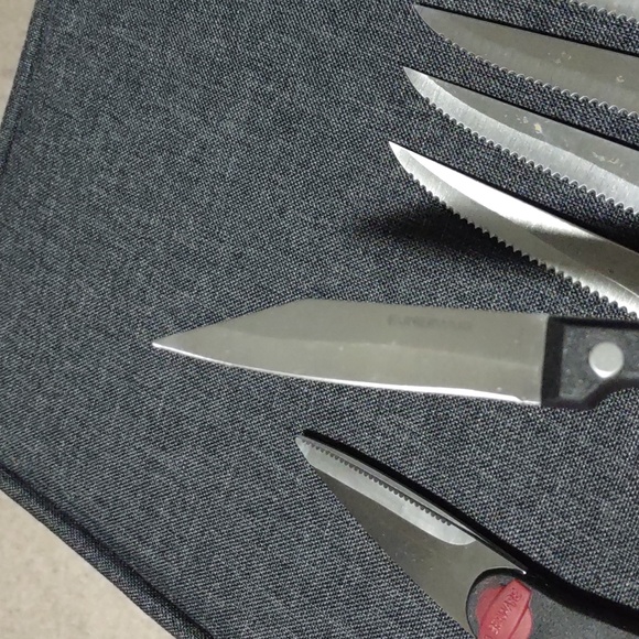 Farberware Knife Set Black 9 Pcs - Picture 3 of 5